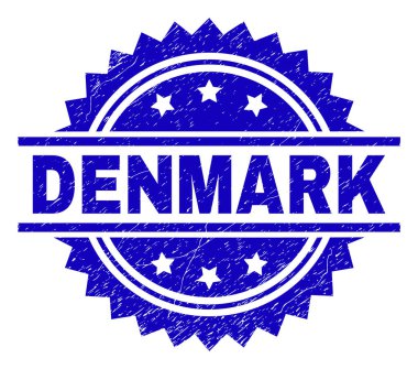 Dokulu Danimarka damga mühür çizik