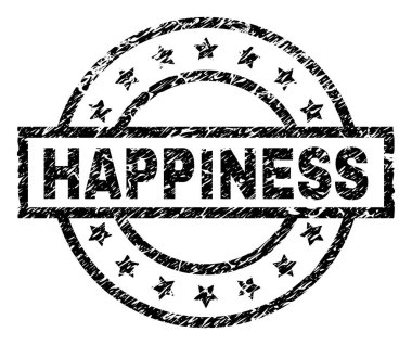 Dokulu mutluluk damga mühür çizik