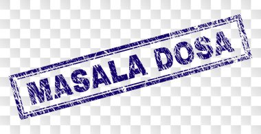 Çizik Masala Dosa dikdörtgen damgası