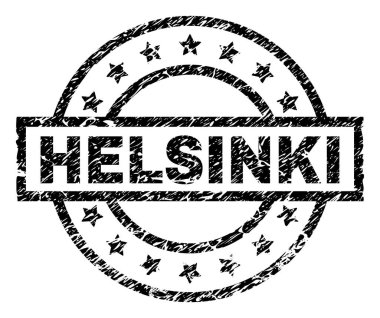 Grunge Helsinki damga mühür dokulu