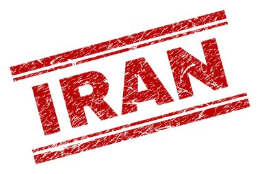 Grunge Iran damga mühür dokulu