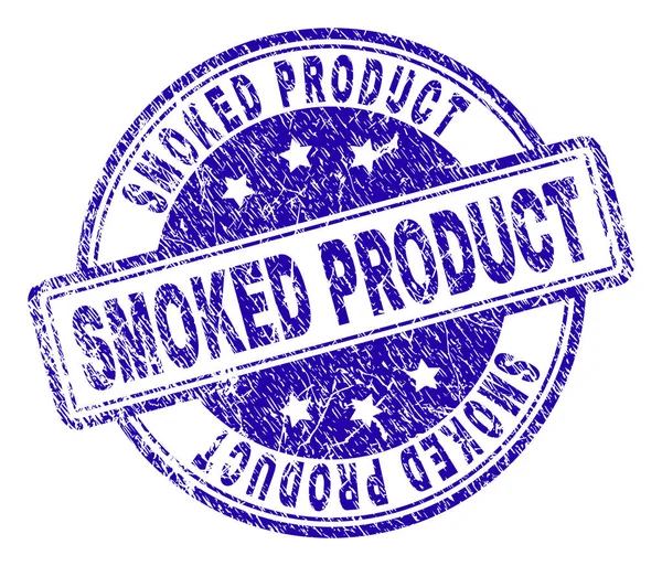 Grunge Textured Smoked Product Stempel Siegel — Stockvektor