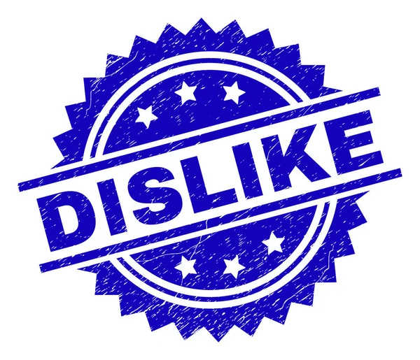 Подряпаними текстурами DISLIKE Stamp Seal — стоковий вектор