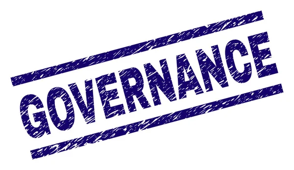 Dokulu yönetişim damga mühür çizik