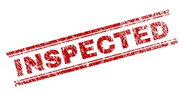 Dokulu grunge damga mühür kontrol