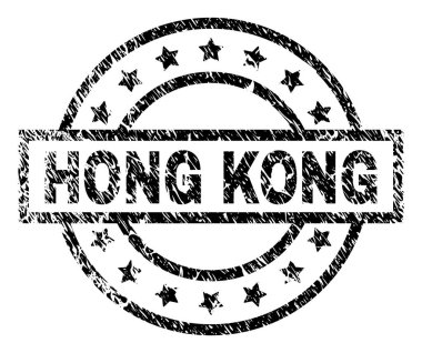 Dokulu Hong Kong damga mühür çizik