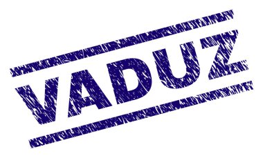 Grunge Vaduz damga mühür dokulu