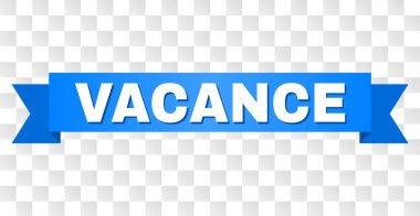 Mavi kurdele ile Vacance metin