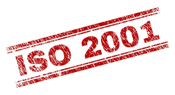 Грандж Текстуровані ISO 2001 Штамп Ущільнення — стоковий вектор