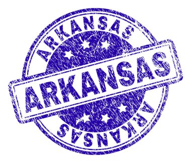 Grunge Arkansas damga mühür dokulu