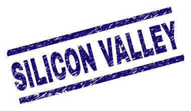 Grunge Silikon Vadisi damga mühür dokulu