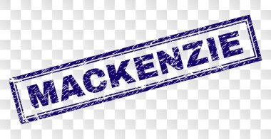 Çizik Mackenzie Rectangle damgası