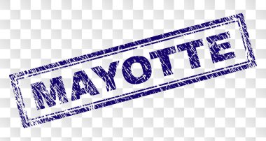 Grunge Mayotte dikdörtgen damgası