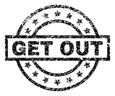 Damga mühür çizilmiş dokulu çık