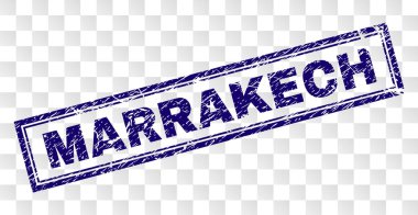 Çizik Marakeş dikdörtgen damgası