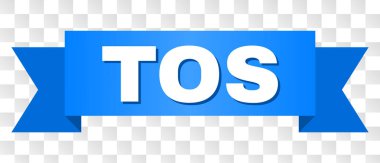 Tos metin ile mavi bant