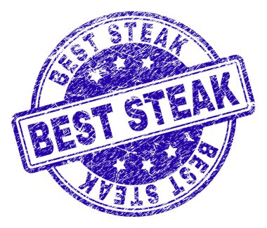 Çizik dokulu en iyi biftek damga mühür