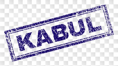 Grunge kabil dikdörtgen damgası