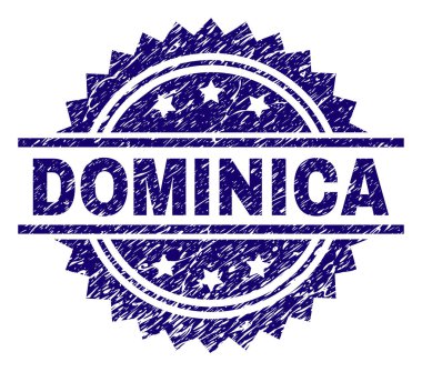 Dokulu Dominika damga mühür çizik