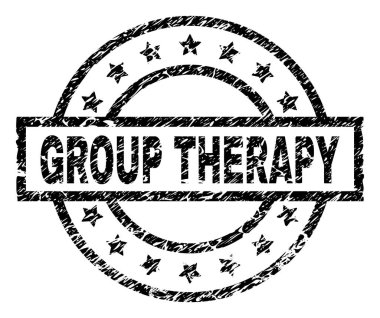 Dokulu grup terapisi damga mühür çizik