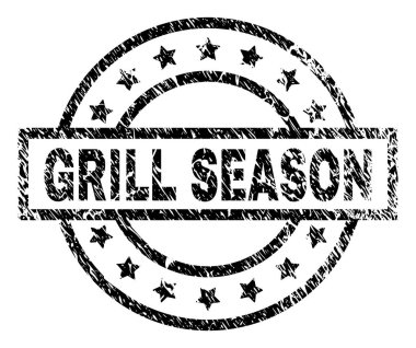 Çizik dokulu ızgara sezon damga mühür