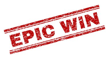 Dokulu epik Win damga mühür çizik