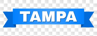 Tampa metin ile mavi bant