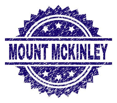 Dokulu Mount Mckinley damga mühür çizik