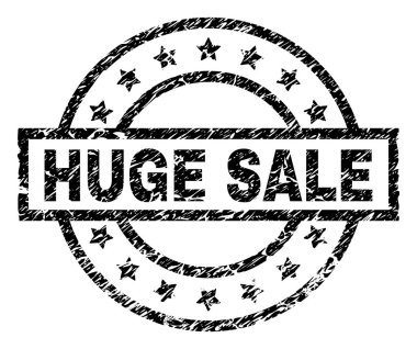 Grunge büyük satış damga mühür dokulu