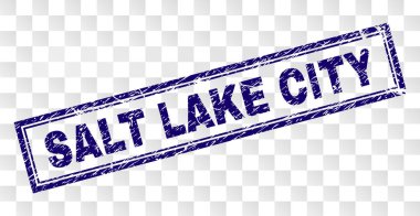 Çizik Salt Lake City dikdörtgen damgası