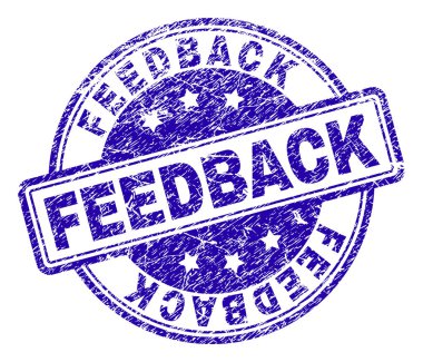 Grunge geribildirim damga mühür dokulu