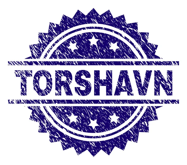 Dokulu Torshavn damga mühür çizik