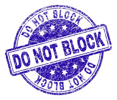 Dokulu grunge damga mühür kapatmayın