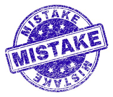 Grunge hata damga mühür dokulu