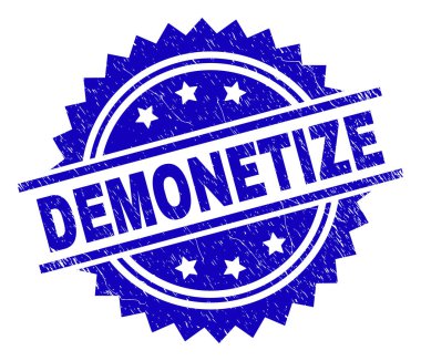 Dokulu çizik damga mühür Demonetize