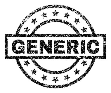 Dokulu genel damga mühür çizik