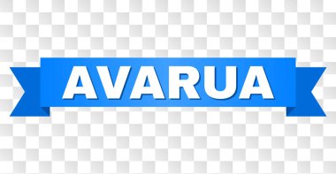 Avarua başlık ile mavi şerit