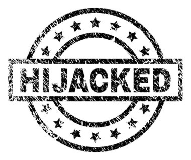 Dokulu kaçırıldı damga mühür çizik