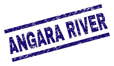 Grunge Angara Nehri damga mühür dokulu