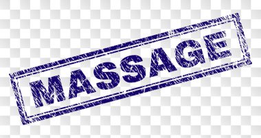 Çizik masaj dikdörtgen damgası