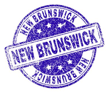 Dokulu New Brunswick damga mühür çizik