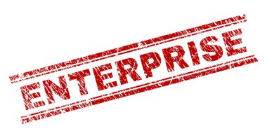 Enterprise dokulu damga mühür çizik