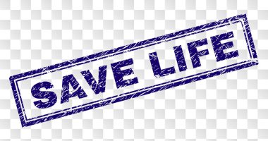 Hayat dikdörtgen damga çizik