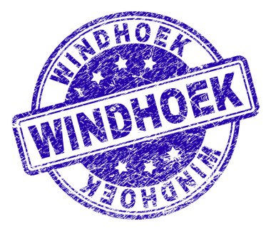 Dokulu Windhoek damga mühür çizik