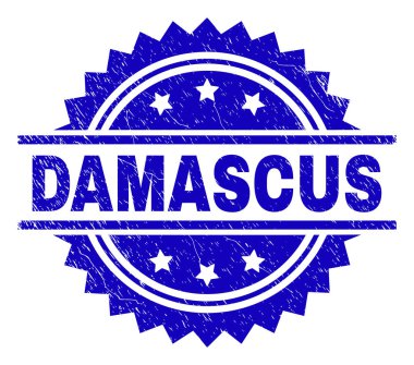 Dokulu Damascus damga mühür çizik