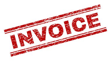 Dokulu fatura damga mühür çizik