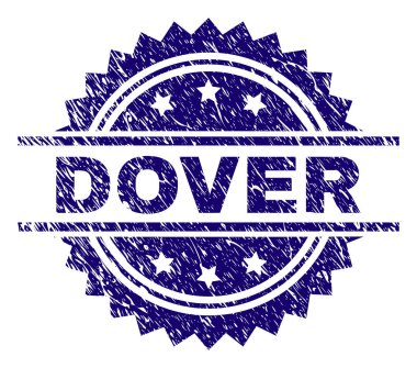 Grunge Dover damga mühür dokulu