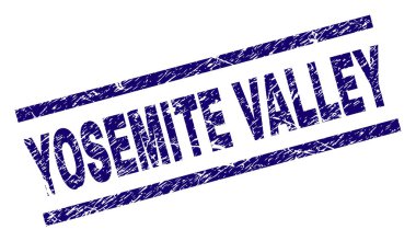 Dokulu Yosemite Vadisi'nden damga mühür çizik