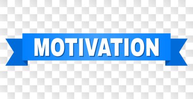 Motivasyon metin ile mavi bant