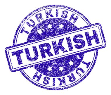 Dokulu Türk damga mühür çizik